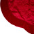 48" Red Glittered Swirl Trimmed Christmas Tree Skirt - IMAGE 3