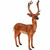 Handcrafted Soft Plush Rideon Deer Stuffed Animal - 41" - Brown - IMAGE 2