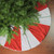 Peppermint Twist Christmas Tree Skirt - 48" - Red and White - IMAGE 1