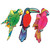 Club Pack of 12 Vibrantly Colored Exotic Bird Decors 17" - IMAGE 1