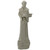 23.5" Speckled Ivory St. Francis of Assisi Religious Bird Feeder Outdoor Garden Statue - IMAGE 1