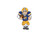 Lighted NCAA LSU Tigers Football Player Window Decoration #2651 - 20" - IMAGE 1