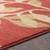 5.25' x 7.5' Brick Red and Yellow Rectangular Area Throw Rug - IMAGE 6