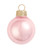 Pearl Pale Pink Glass Ball Christmas Ornament 7" (177mm) - IMAGE 1