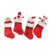 Pack of 10 Red Christmas Stocking and Gift Bag Set 14.5" - IMAGE 3