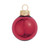 Shiny Finish Glass Christmas Ball Ornament - 7" (180mm) - Burgundy - IMAGE 1