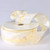 Yellow and White Plaid Taffeta with Floral Print Wired Edge Craft Ribbon 1.5" x 22 Yards - IMAGE 2