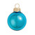 Shiny Finish Glass Christmas Ball Ornaments - 6" (150mm) - Blue - 2ct - IMAGE 1