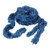 Traditional Shiny Foil Tinsel Commercial Christmas Garland - 50' x 3" - Sky Blue - Unlit - IMAGE 2