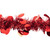 50' x 2.5" Red Tinsel Christmas Garland with Polka Dots - Unlit - IMAGE 5