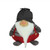 14" Red and Charcoal Gray Dan Gnome Christmas Figurine - IMAGE 3