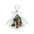 4.75" White LED Lighted Santa Claus and Reindeer Bell-Shaped Christmas Ornament - IMAGE 1