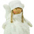 24" Snowy Woodlands Plush White Angel Bobble Girl Christmas Figure - IMAGE 2
