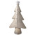 15" Gray and Silver Christmas Tree With Star Tabletop Decor - IMAGE 2