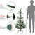 Real Touch™️ Pre-Lit Slim Nordmann Artificial Christmas Tree - 4.5' - Warm Clear LED Lights - IMAGE 5
