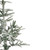 4.5' Green Flocked Nordmann Fir Artificial Christmas Tree - Unlit - IMAGE 3