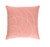 18" Pink and Beige Contemporary Square Throw Pillow - Down Filler - IMAGE 1