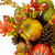 18" Orange Gourds and Maple Leaves Cornucopia Thanksgiving Tabletop Decor - IMAGE 4