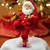 12" Red and White Santa Claus Standing on Pepsi-Cola Bottle Cap Christmas Figurine - IMAGE 2