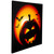 LED Lighted Bats and Jack-O-Lantern Halloween Canvas Wall Art - 19.5" x 19.5" - IMAGE 3