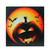 LED Lighted Bats and Jack-O-Lantern Halloween Canvas Wall Art 19.75" x 19.75" - IMAGE 1