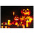 LED Lighted Jack-O-Lanterns and Candles Halloween Canvas Wall Art - 15.75" x 23.5" - IMAGE 2