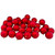 32ct Red Matte Shatterproof Christmas Ball Ornaments 3.25" (80mm) - IMAGE 1