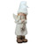 19.75" White and Beige Winter Girl Angel with Star Christmas Table Top Figure - IMAGE 1