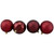 32ct Burgundy Shatterproof 4-Finish Christmas Ball Ornaments 3.25" (80mm) - IMAGE 3