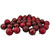 32ct Burgundy Shatterproof 4-Finish Christmas Ball Ornaments 3.25" (80mm) - IMAGE 1