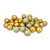 Shatterproof 4-Finish Christmas Ball Ornaments 3.25" (80mm) - Vegas Gold - 32ct - IMAGE 3