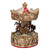 Clown and Cupid Animated Musical Carousel - 6.5" - Cream and Gold - IMAGE 3