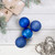 60ct Lavish Blue Shatterproof 4-Finish Christmas Ball Ornaments 2.5" (60mm) - IMAGE 2