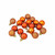 Northlight 18ct Shatterproof 4-Finish Christmas Ball Ornament Set 1.25" - Orange