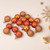 18ct Orange Shatterproof 4-Finish Christmas Ball Ornaments 1.25" (30mm) - IMAGE 1