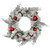 Heavily Flocked Pine with Ornaments Artificial Christmas Wreath - 24" - Unlit - IMAGE 2