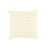 22” White and Yellow Striped Woven Square Throw Pillow - IMAGE 1