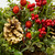 Pine Cones and Berries Boxwood Christmas Basket with Handles - 12" - IMAGE 2