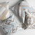 18" Blue and Gray Geometric Throw Pillow - Polyester Filler - IMAGE 2