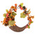 Brown and Orange Leaves and Berries Fall Harvest Wreath, 20-Inch - IMAGE 1