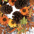 Sunflowers and Pinecones Artificial Fall Harvest Twig Wreath - 24" - IMAGE 5