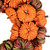 Pumpkins and Berries Corn Leaf Artificial Fall Harvest Wreath - 15" - IMAGE 5