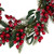 Frosted Red Berries and Foliage Artificial Christmas Wreath,18-Inch, Unlit - IMAGE 4