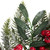 Northlight 18" Unlit Frosted Green Leaves and Red Berries Artificial Christmas Wreath