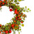 Apples and Berries Artificial Fall Harvest Wreath - 22 Inch, Unlit - IMAGE 3