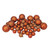 125ct Burnt Orange Shatterproof 4-Finish Christmas Ornaments 5.5" (140mm) - IMAGE 4