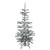 Real Touch™️ Slim Flocked Nordmann Fir Artificial Christmas Tree - Unlit - 9' - IMAGE 2