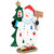 Snowman Cut-Out with Miniature Ornaments Merry Christmas Decoration - 10.25" - IMAGE 3