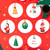 Santa Claus Cut-Out with Miniature Ornaments Christmas Decoration - 10.25" - IMAGE 5