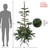 Real Touch™️ Slim Nordmann Fir Layered Artificial Christmas Tree - 6.5' - Unlit - IMAGE 4